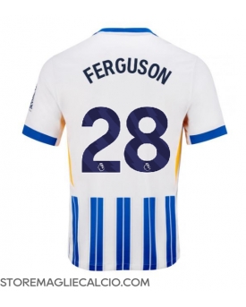Brighton Evan Ferguson #28 Maglia Gara Casa Repliche 2024-25 Maniche Corte
